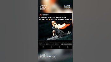 minato stopped 🙄 kakashi from killing obito 😥 #anime #edit #naruto