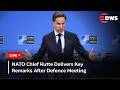 LIVE: Mark Rutte Addresses Media After NATO Defence Ministers Meeting Brussels | DWS News | AC14
