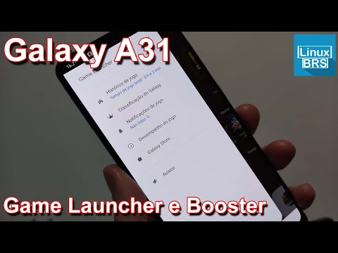 SAMSUNG GALAXY A31 - GAME LAUNCHER e GAME BOOSTER - CONFIGURA  ES