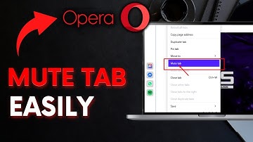 How to Mute a Tab in Opera Browser 2025?