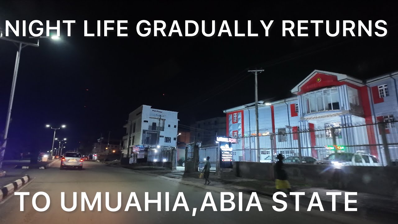NIGHT LIFE IS GRADUALLY RETURNS TO UMUAHIA!!! #abiastate #alexotti #umuahia #aba #viralvideo #owerri