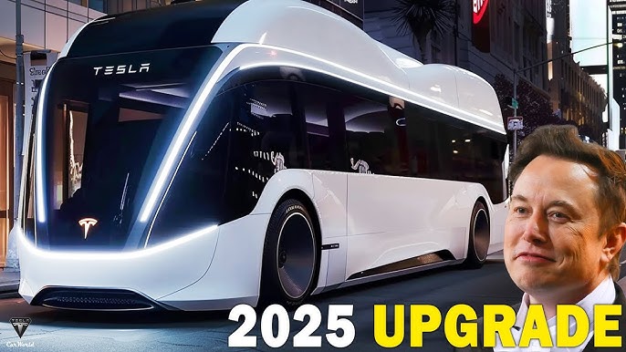 It Happened! Elon Musk LEAKED Tesla BUS Production Plan! Giant Battery, BIG  Volume & Never SEEN Tech