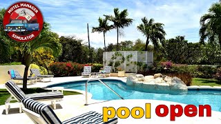 OPEN SWIMMING POOL IN MOTEL USING THIS AMOUNT | SUPERMARKET & MOTEL SIMULATOR GAMEPLAY