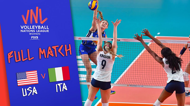 USA 🆚 Italy - Full Match | Women’s Volleyball Nations League 2019