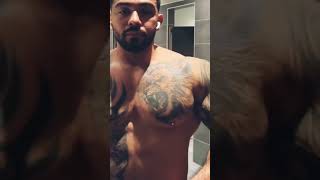 Muscle Stud Kember Cruz – Tattoo Muscle Kings. Muscle Daddy Hunk Bodybuilders #muscledaddy