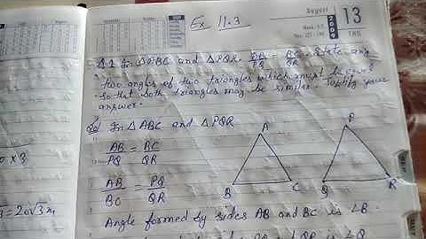 10th RBSE chapter 11 Similarity Ex. 11.3