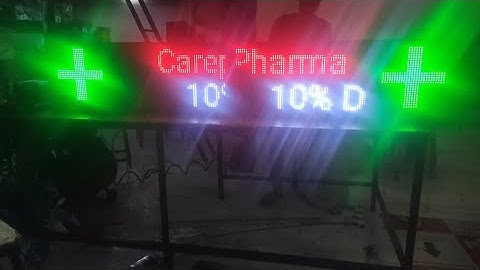 P10 LED DOUBLE SIDE DIGITAL SCROLLING BOARD #led #handmade #signage #video #viral #signboard