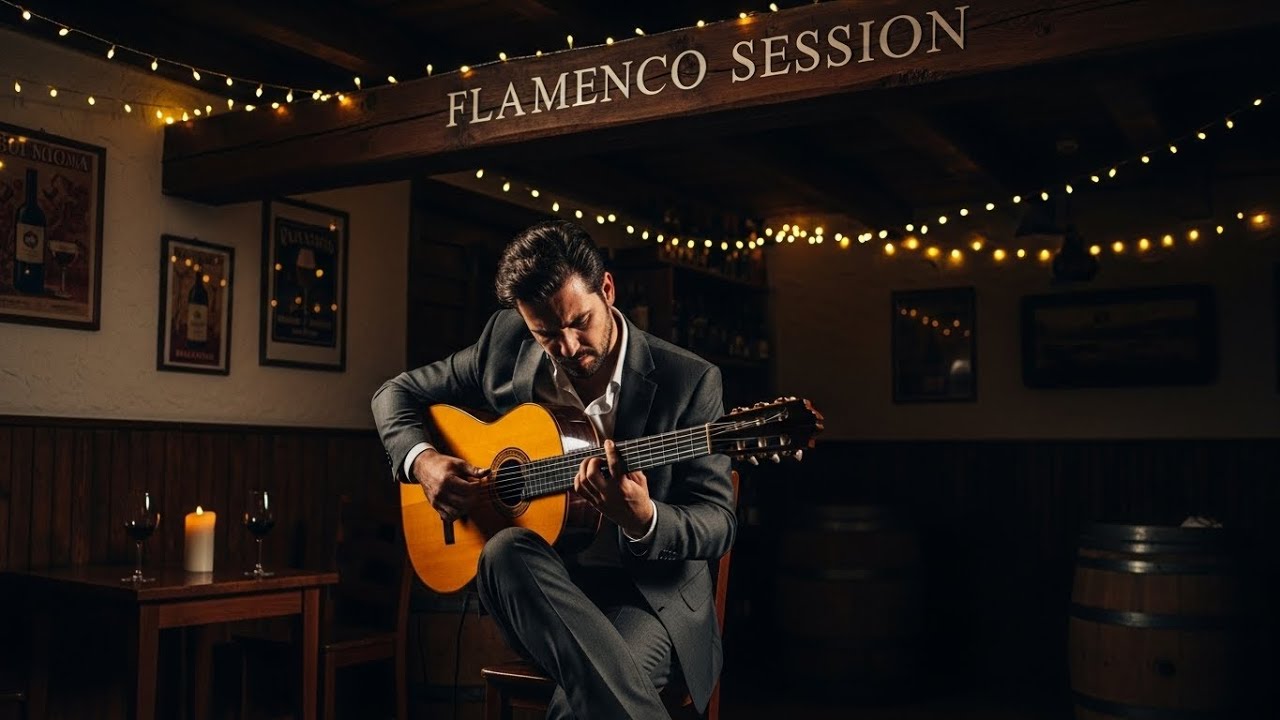 Romantic Flamenco Guitar Music for Stress Relief and Peaceful Moments