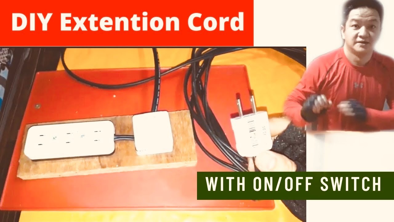 DIY Extension Cord with ON/OFF Switch - YouTube