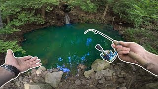 Using Tiny Lures in a PUDDLE!!!