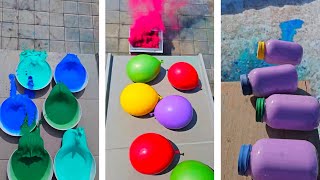 💥🍾 Breaking Glass Bottle and Balloon Drops -918| ⚠️ Crushing crunchy and soft things 💥