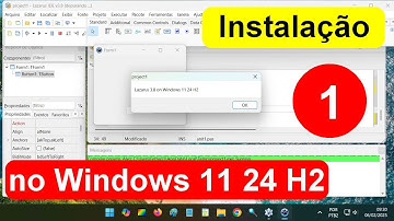 Como baixar e instalar o Lazarus Free Pascal no Windows 11 24 H2