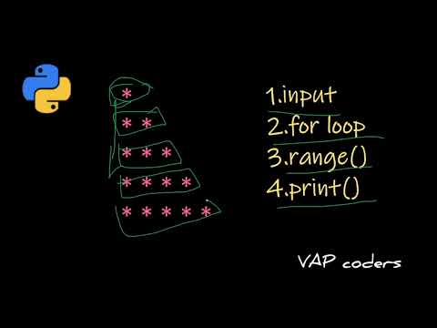 Pyramid Pattern in Python 🐍 | Star Printing Program (Easy Tutorial)