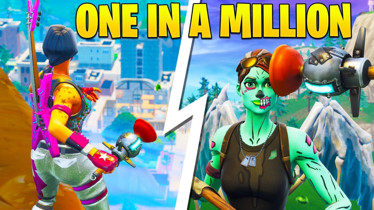 fortnite funny moments clean season 9 The Absolute LUCKIEST Clinger Throw in Fortnite History...(One in a million!)
