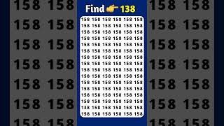 Find The Odd Number 138 #findtheoddnumber #shorts #maths #riddle #puzzle #viral #viralshorts #quiz