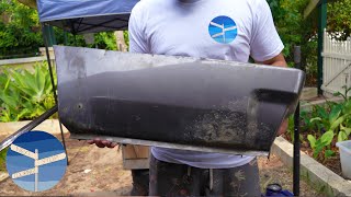 FJ62 Land Cruiser Gets Some MAJOR Rust Repairs!! (new rear quarter panel)