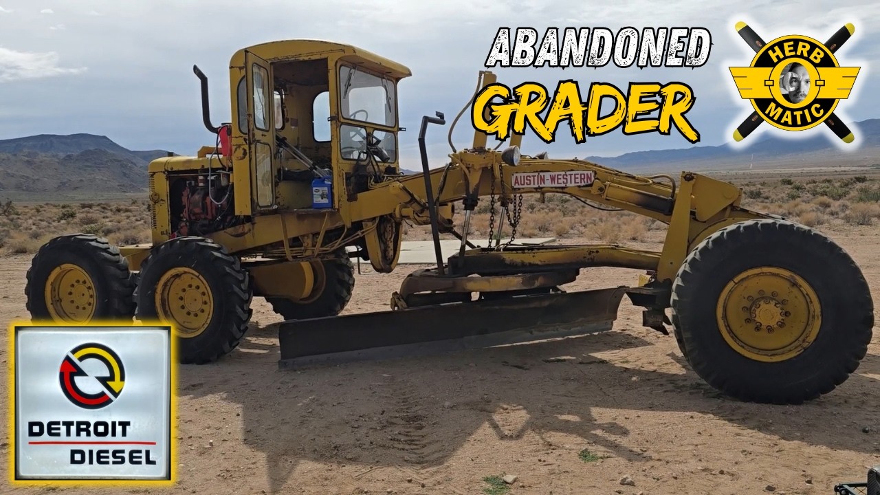 Will the Road Grader WORK? (PART 2) Screaming Detroit Diesel! 1960 Austin-Western Super 300 6x6