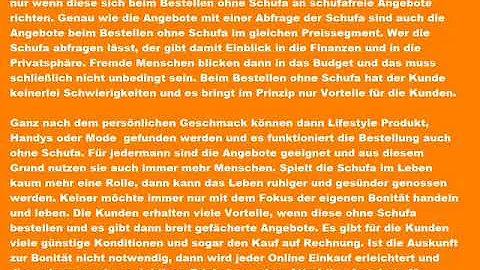 Wo kann man ohne Bonitätsprüfung auf Rechnung bestellen?