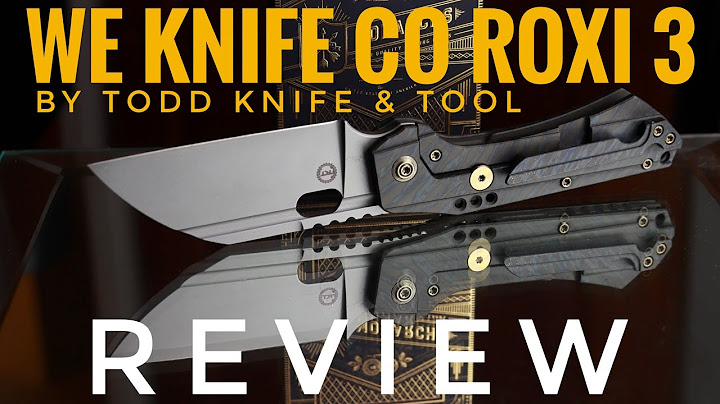WE Knife Co Roxi 3 Review - Todd Knife & Tool Did It... Again