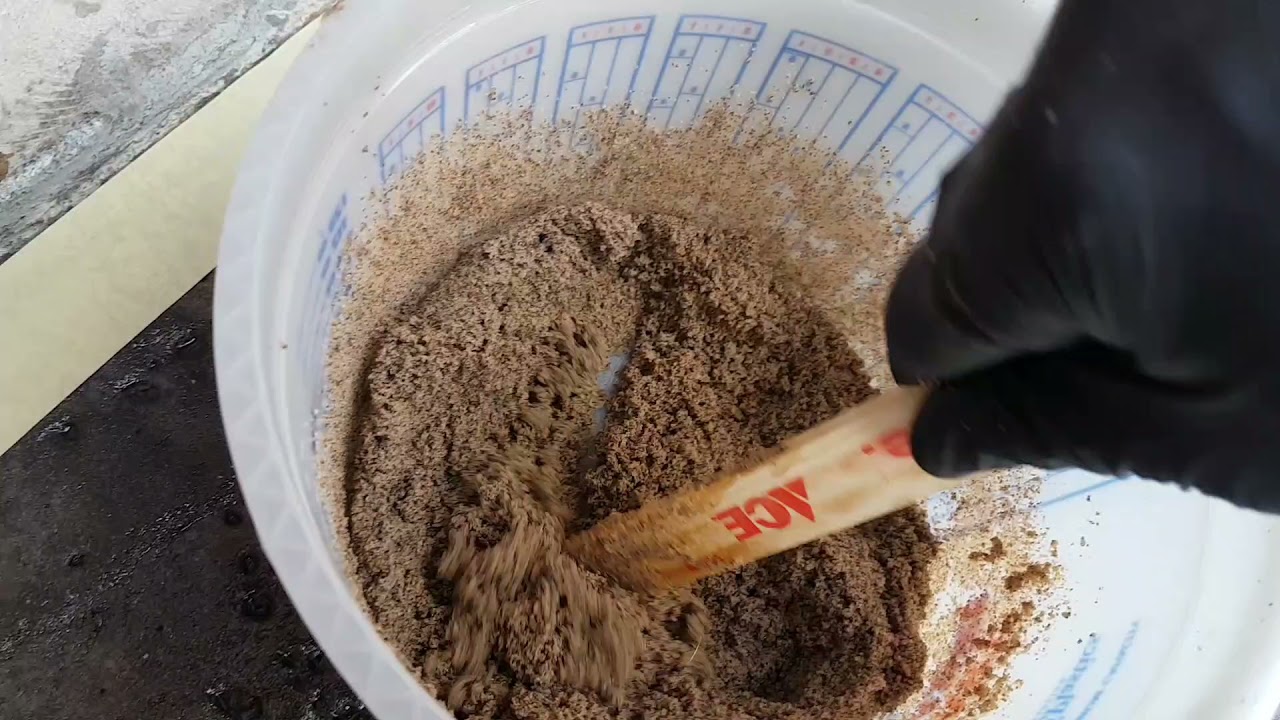 Dual Broadcast Quartz Epoxy Repair Garage Apron (Part 1)