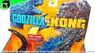 New BATTLE ROAR GODZILLA (Godzilla vs Kong) action figure by Playmates Toys UNBOXING and REVIEW!