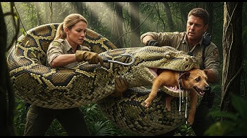 Real Rescue Dog Saved from Giant Python
