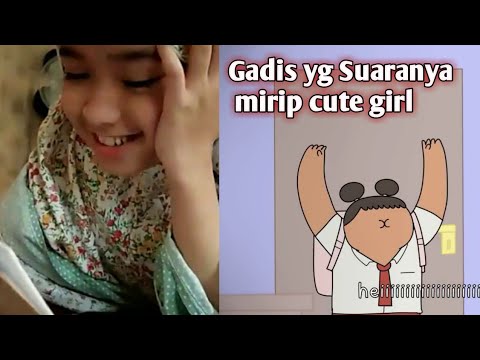 GADIS IMUT SUARANYA MIRIP CUTE GIRL ANIMASI  SI  NOPAL  YouTube