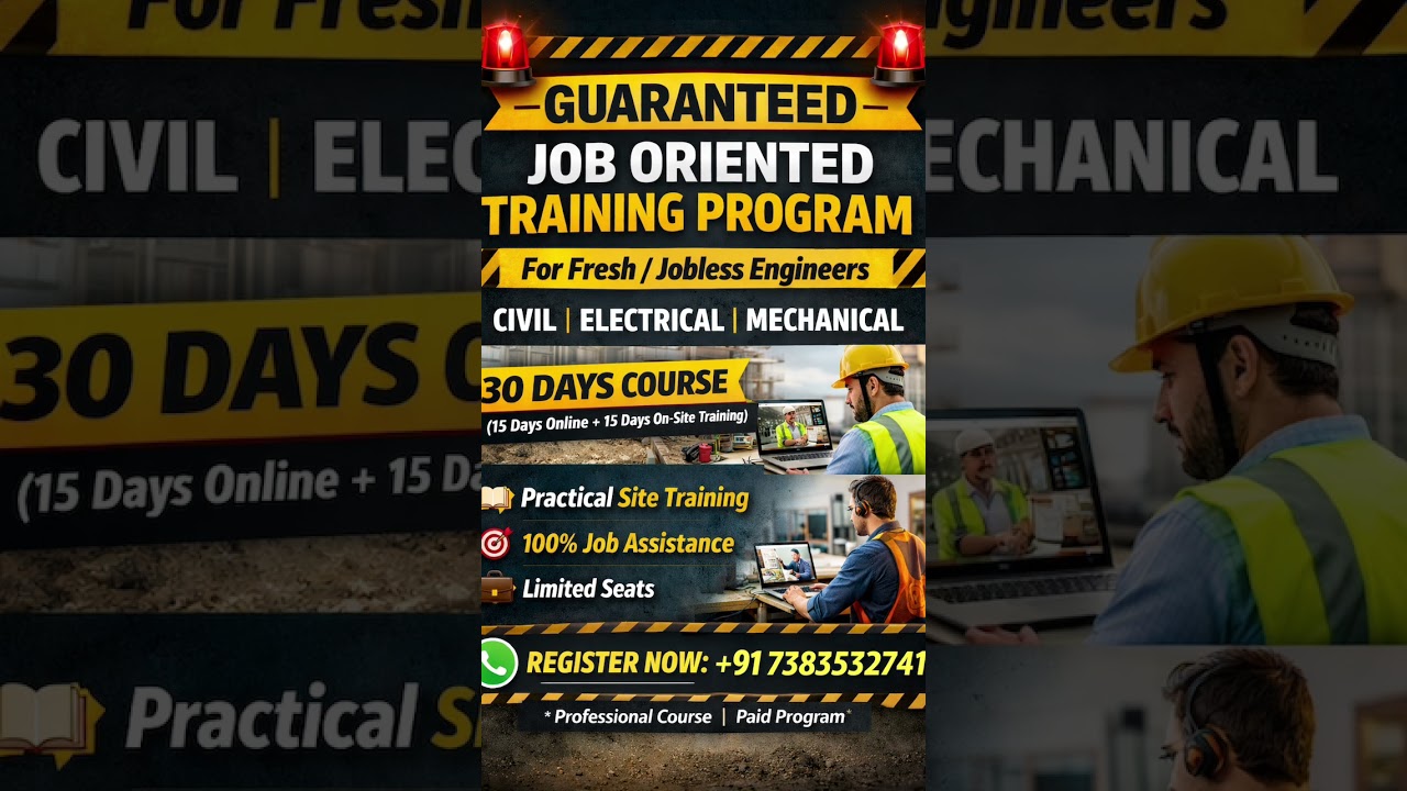 Job Oriented Engineering Training | Civil | Electrical | Mechanical