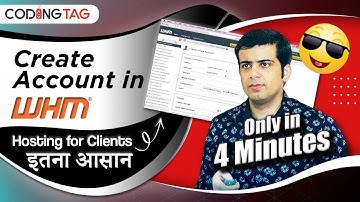 How to create cPanel Account in WHM