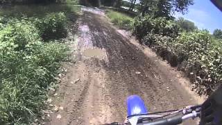 Yz 85 Track riding (With CRASH!)