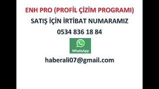 02-ENH PRO DA HIZLI RAPOR ALMA #enhpro, #enhprofili, #profilhazırlama, #elektrikprojeleri #reklam