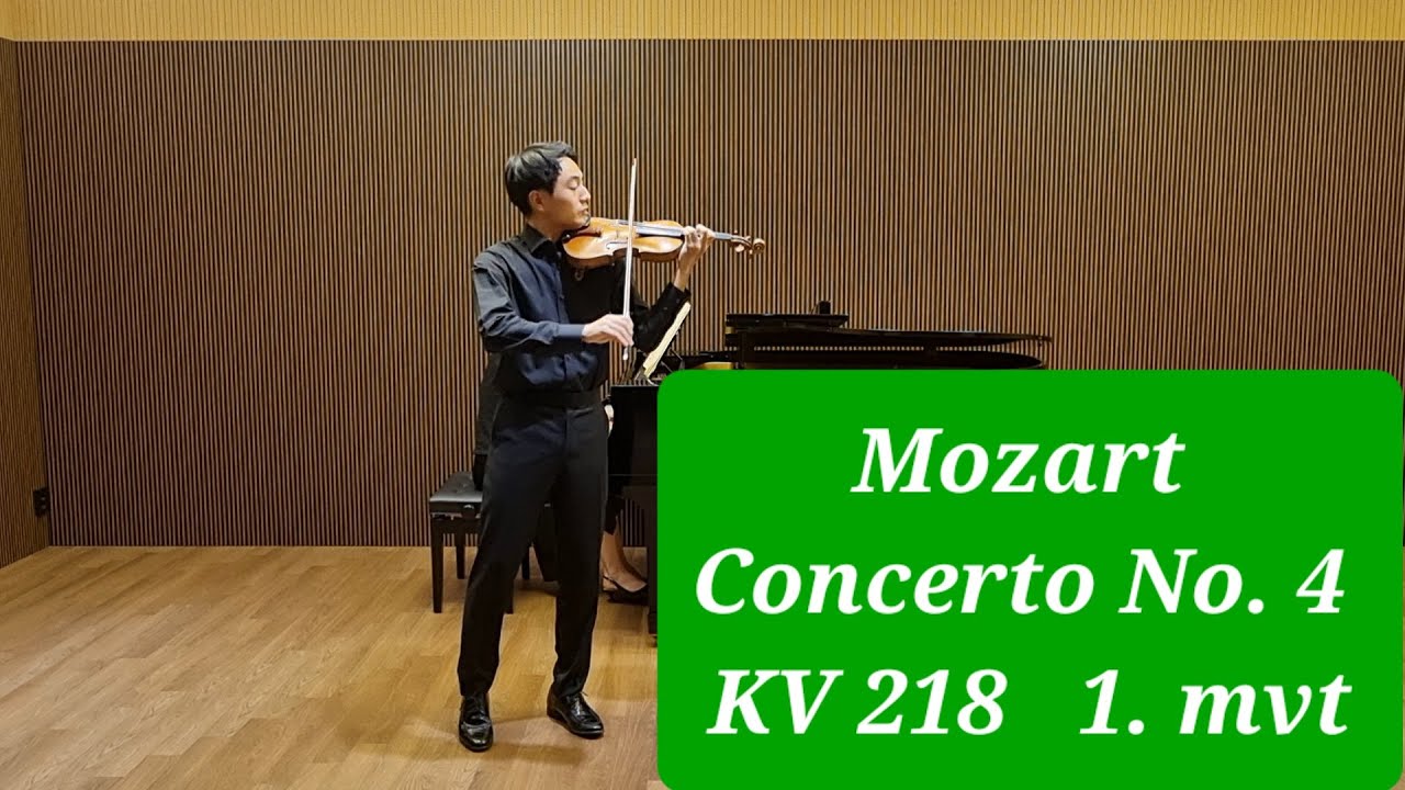 W.A. Mozart Violinkonzert in DDur K 218 1. Satz YouTube