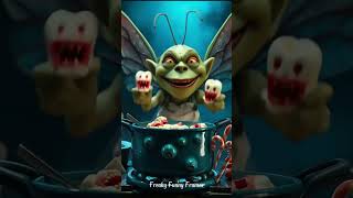 Tooth Fairy Cooks Screaming Teeth 3D Cartoon Horror Kitchen