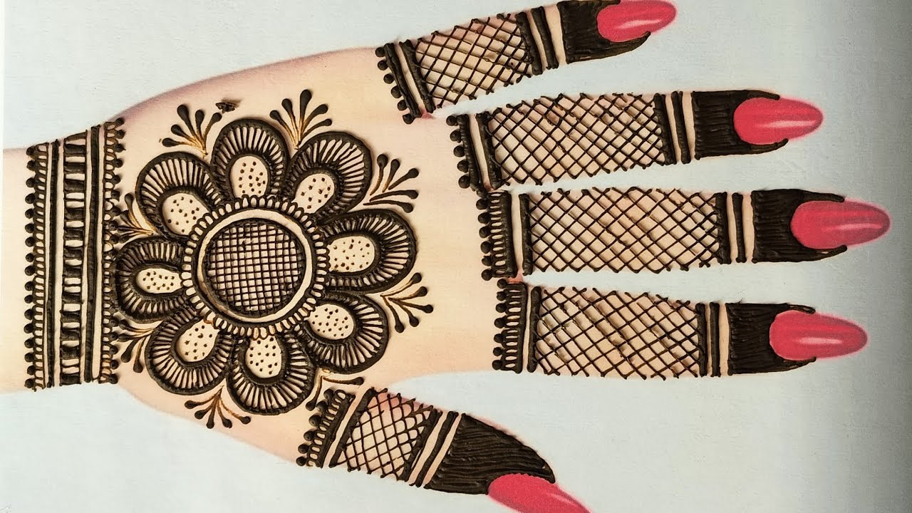 Stylish Backhand Mehndi Design #mehndi #newmehndidesign2024 # ...