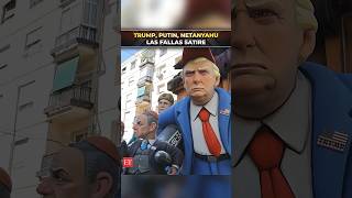 Trump, Netanyahu & Putin effigies set to burn at Spain’s Las Fallas finale