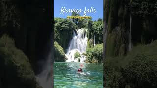 Kravica Falls In Bosnia And Herzegovina Cold Swim travel bosnia