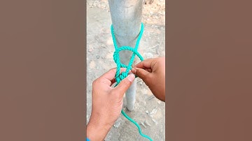 Incredible slip knot #rope #usefulknot #knot