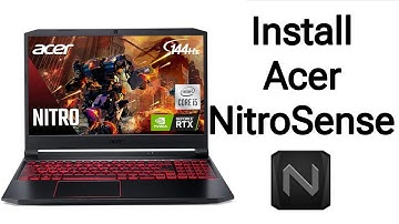 How to install Acer NitroSense in Acer Nitro 5 Laptop