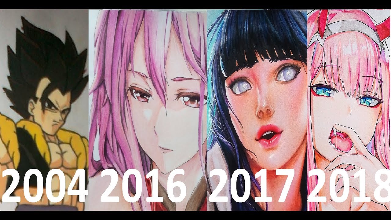 My Art Progress From Age 13-22 (2009-2018) - YouTube