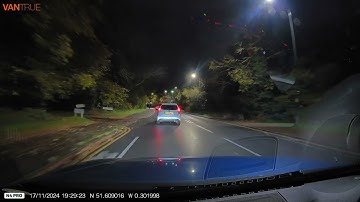 Vantrue N4 Pro Dashcam (Front 4K) - Default Settings, Night-time Clip1
