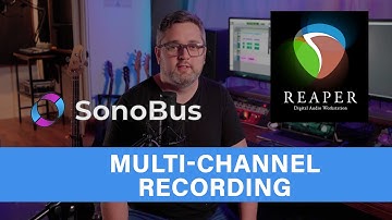 SonoBus Multi-Channel Recording in Reaper