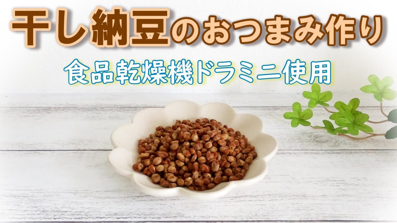 干し納豆作り おつまみ おやつに ネバネバしないので食べやすく癖になる味わいです Youtube