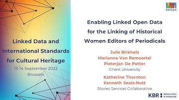Enabling Linked Open Data for the Linking of Historical Women Editors of Periodicals