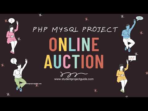 Online Auction Project developed using PHP and MYSQL