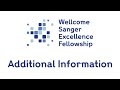 Sanger Institute - Additional information about the Sanger Excellence Fellowship