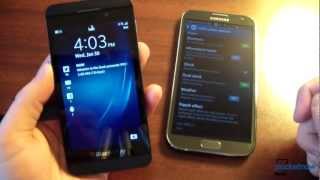 BlackBerry 10 vs Android
