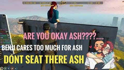 Benji cares too much for Ash || Ash and Benji cute moments || [NoPixel GTA RP]