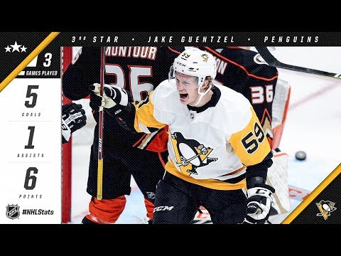 Jake Guentzel takes home third star of the week