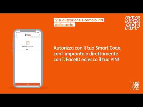 ING Italia - SOS App - Visualizzazione e Cambio PIN della Carta