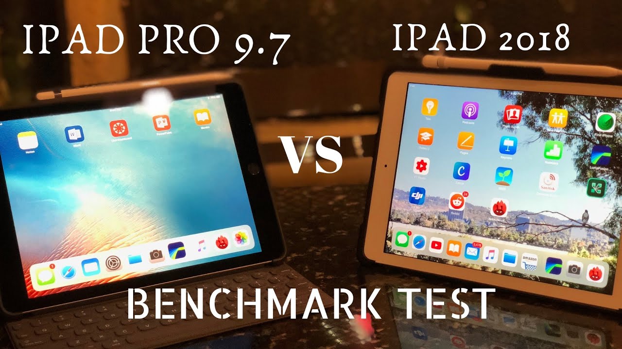 Ipad 18 6th Gen Vs Ipad Pro 9 7 Benchmark Test Youtube